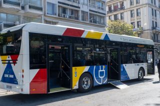 Ηλεκτρικό λεωφορείο στους δρόμους της Θεσσαλονίκης